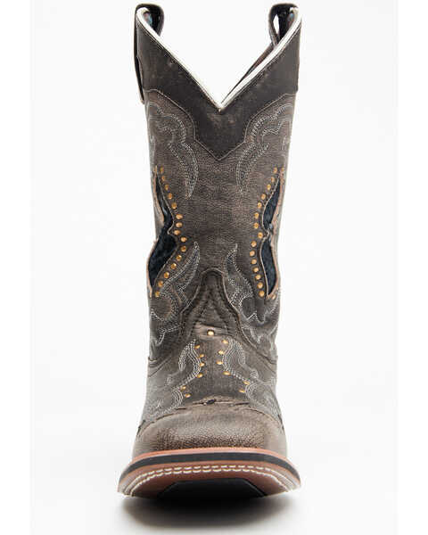 Image #4 - Laredo Women's Spellbound Goat Skin Boots, Brown, hi-res