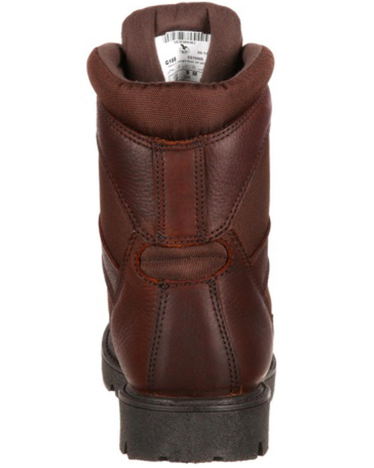 Image #4 - Georgia Men's Homeland Steel Toe Waterproof Work Boots, Brown, hi-res