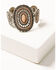Image #1 - Prime Time Women's Pink Statement Ring, Silver, hi-res