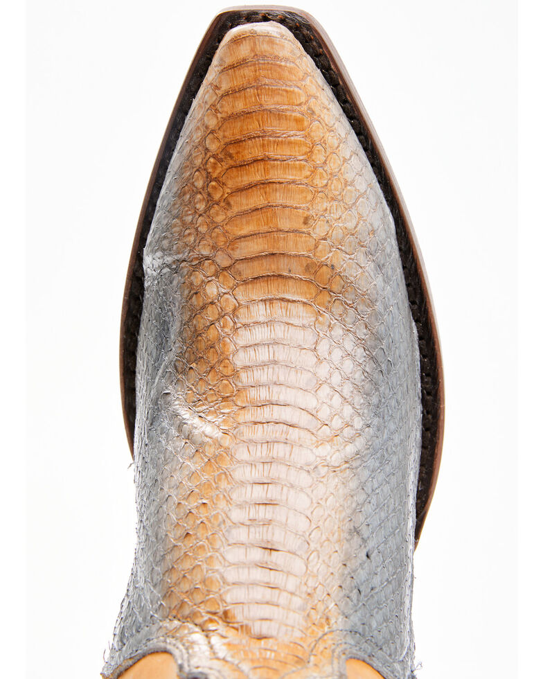 Dan Post Women's Zacatecas Exotic Watersnake Western Boots - Snip Toe, Beige/khaki, hi-res