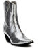 Image #1 - Matisse Women's Bambi Western Booties - Round Toe, Silver, hi-res