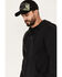 Image #2 - Brothers and Sons Heavy Weathered Hooded Jacket, Black, hi-res