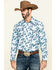 Image #1 - Cody James Men's Lovelace Large Paisley Print Long Sleeve Western Shirt - Tall , , hi-res