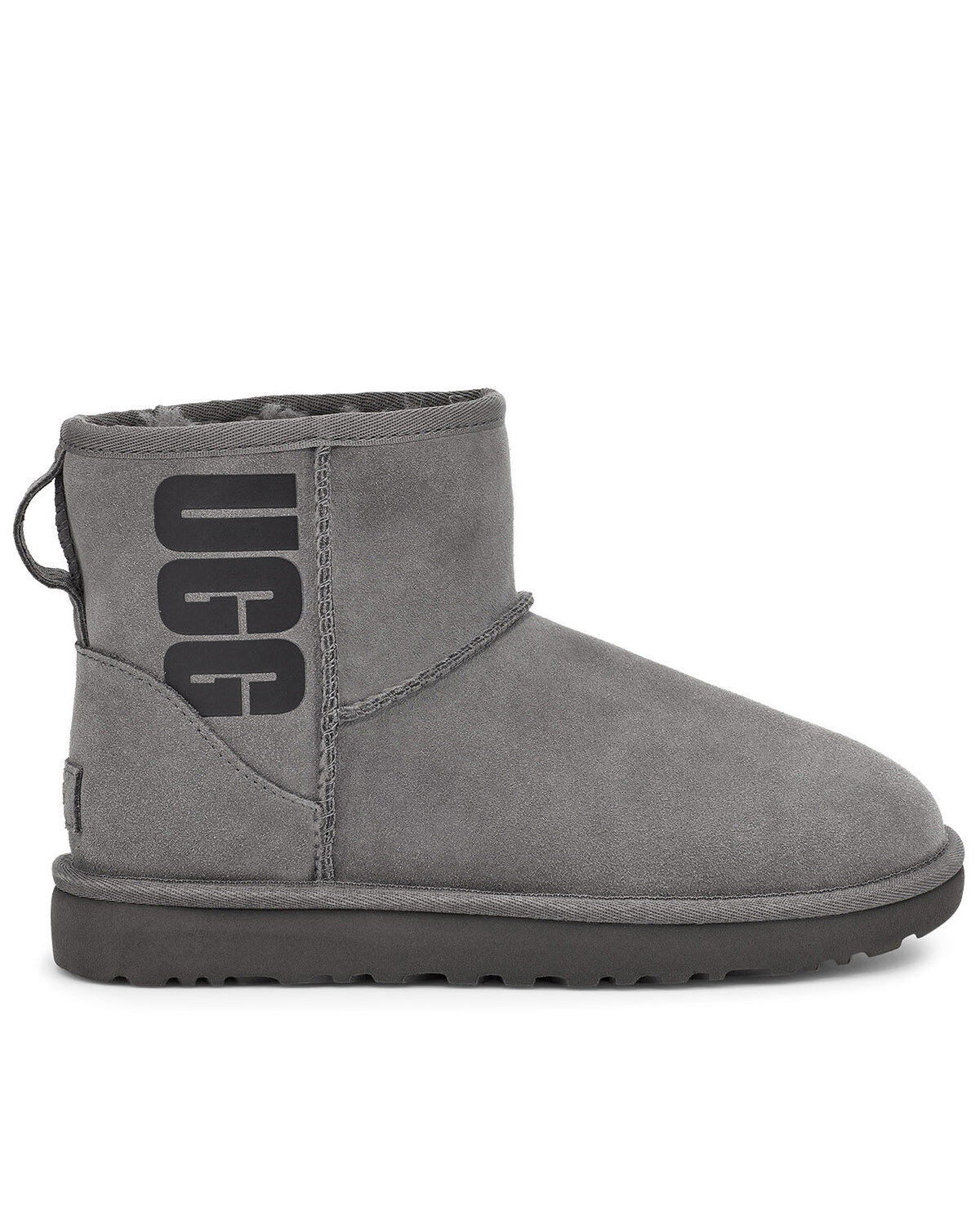 grey ugg mini boots