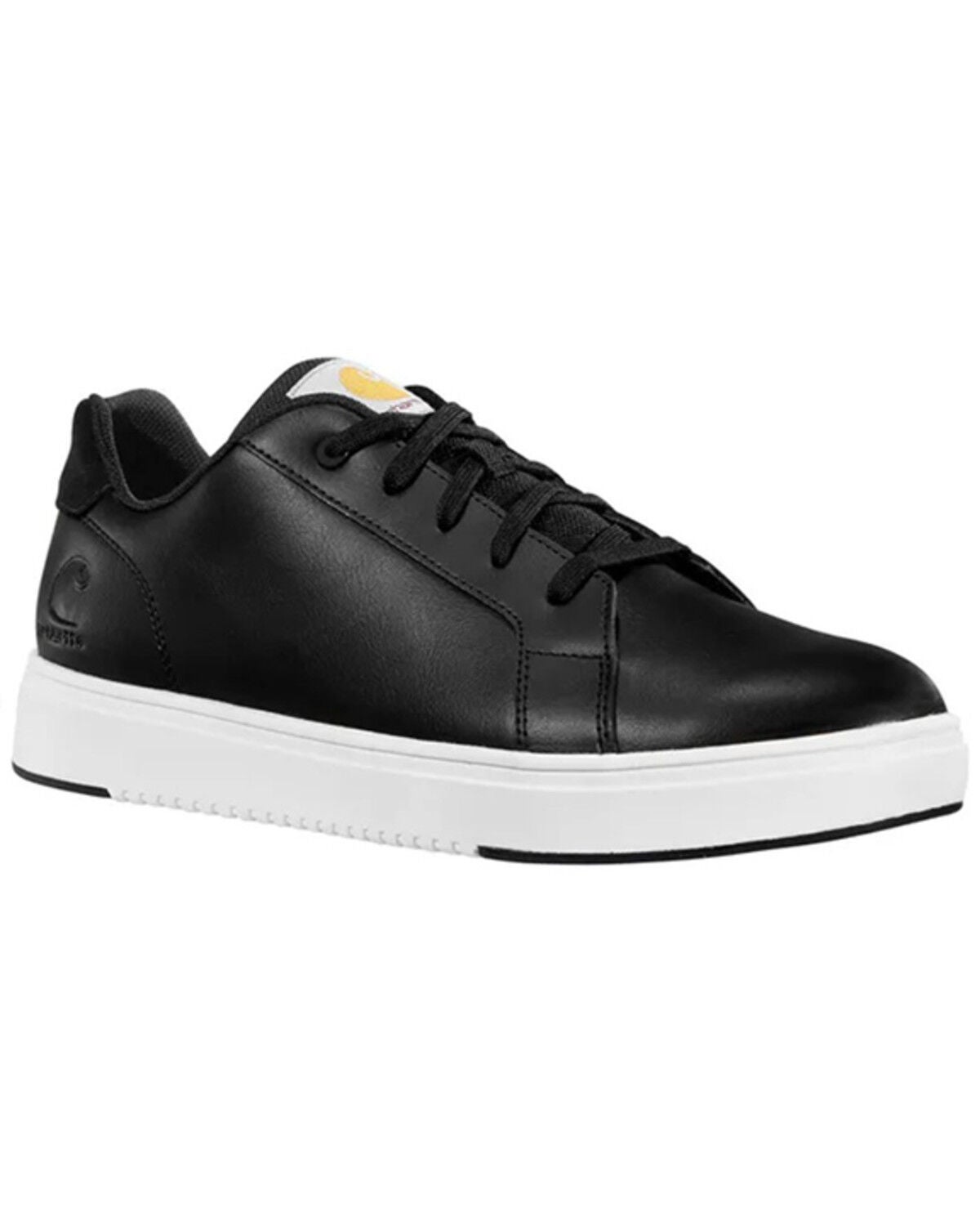 Carhartt Women's Detroit Leather Sneakers - Soft Toe, Black, hi-res