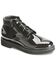 Image #1 - Rocky Dress Leather High Gloss Chukka Duty Shoes, Black, hi-res