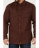 Cody James Men's FR Tartan Plaid Print Long Sleeve Snap Work Shirt , Brown, hi-res