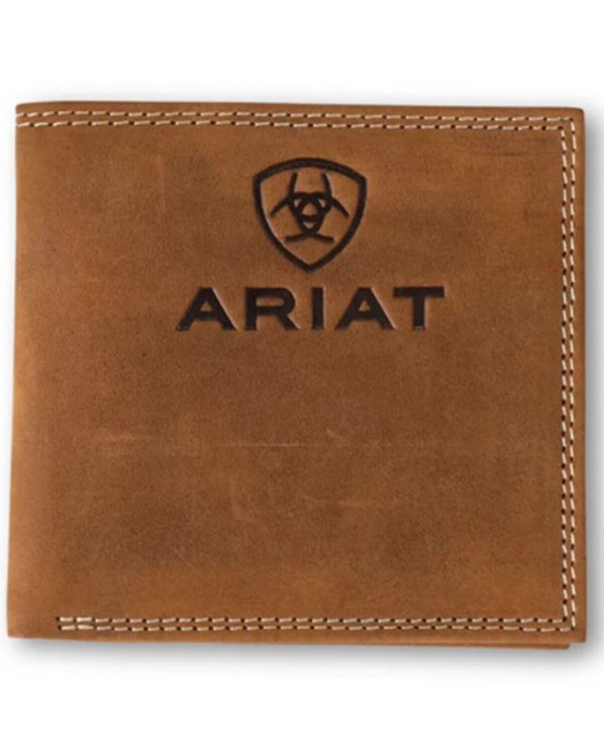 Ariat Men's Bifold Wallet, Brown, hi-res