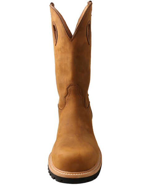 Image #5 - Twisted X Men's Brown Western Logger Boots - Composite Toe, , hi-res