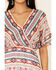 Stetson Women's Southwestern Print Surplice Dress, Multi, hi-res