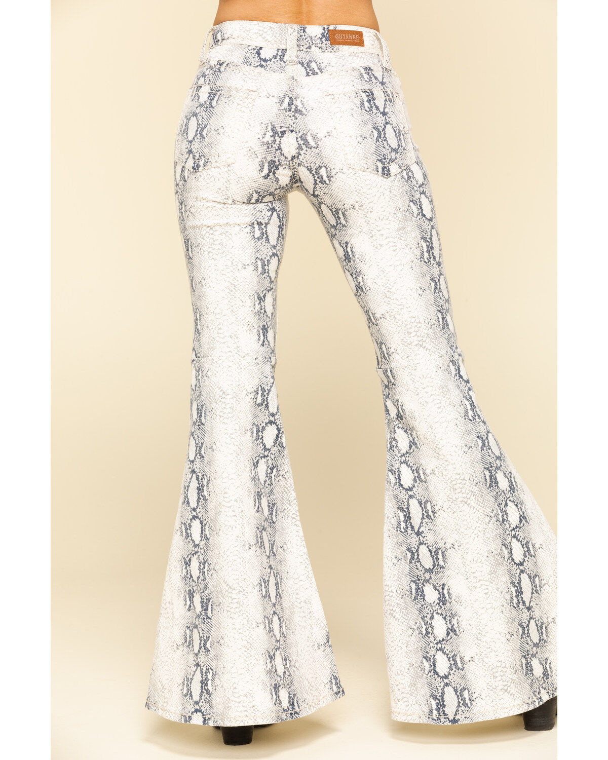 Image #2 - Shyanne Women's Python Print Flare Pants, , hi-res