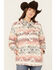 Image #1 - Wrangler Retro Women's Jacquard Southwestern Print Shacket, Multi, hi-res
