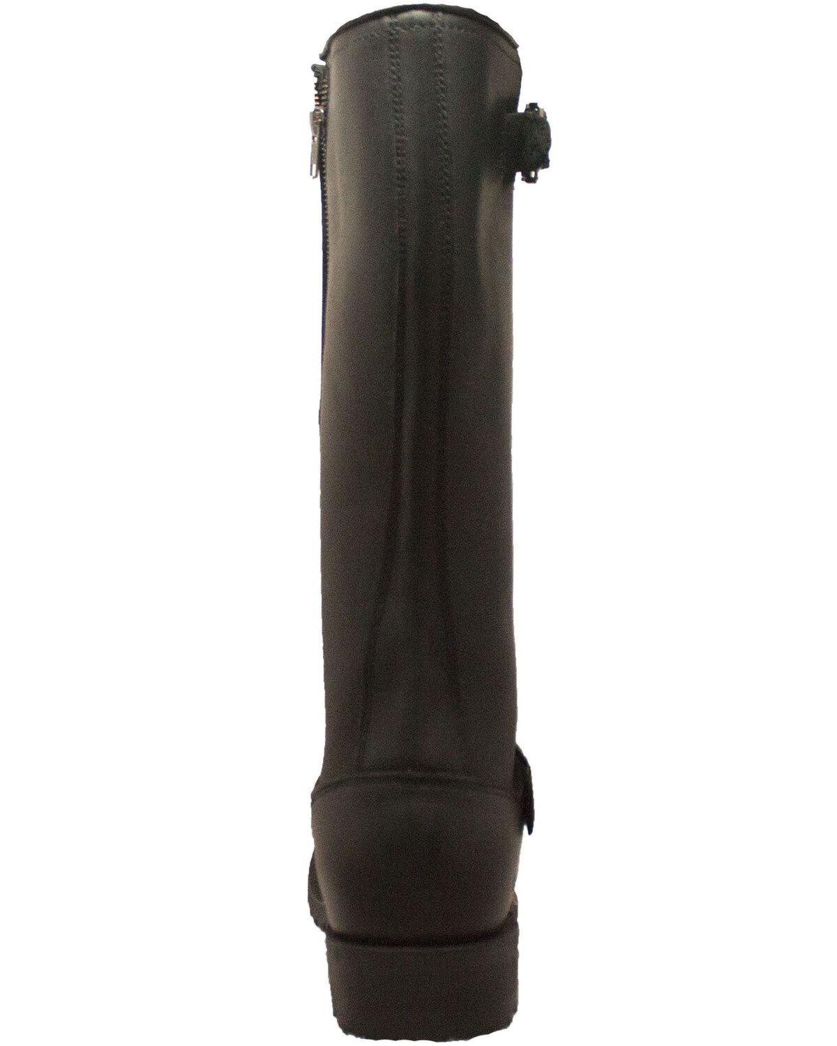 Image #3 - Ad Tec Men's Engineer Biker Boots - Round Toe, Black, hi-res