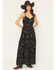 Image #2 - Idyllwind Women's Colt Floral Print Sleeveless Button-Down Maxi Dress, Black, hi-res