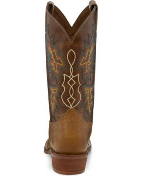 Image #2 - Nocona Men's Vintage Western Boots, Tan, hi-res