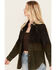 Image #2 - Cleo + Wolf Women's Ombre Suede Snap Up Shacket, Sage, hi-res