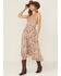 Image #1 - Cotton & Rye Women's Floral Print Midi Sundress, Ivory, hi-res