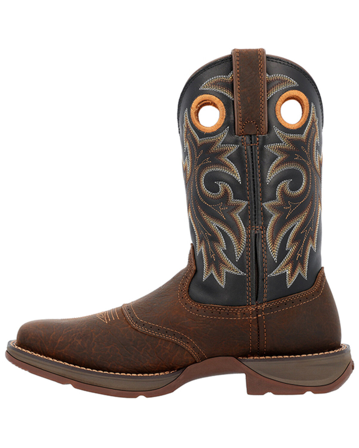 Image #3 - Durango Men's 11" Rebel Performance Western Boots - Broad Square Toe, Brown, hi-res
