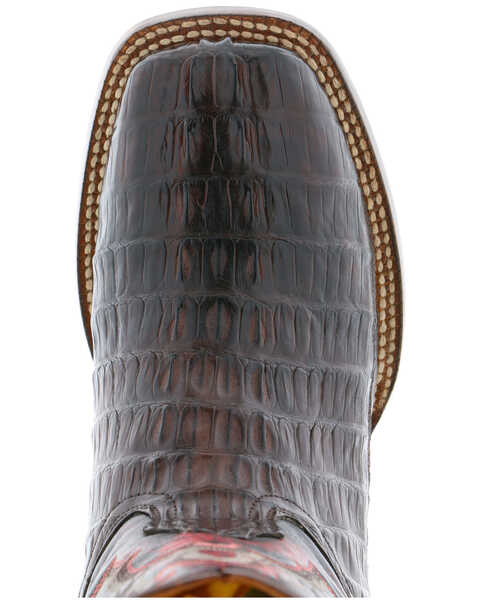 Image #6 - El Dorado Men's Caiman Tail Western Boots - Broad Square Toe, , hi-res