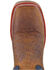 Image #2 - Smoky Mountain Men's Parker Western Boots - Square Toe, Brown/blue, hi-res