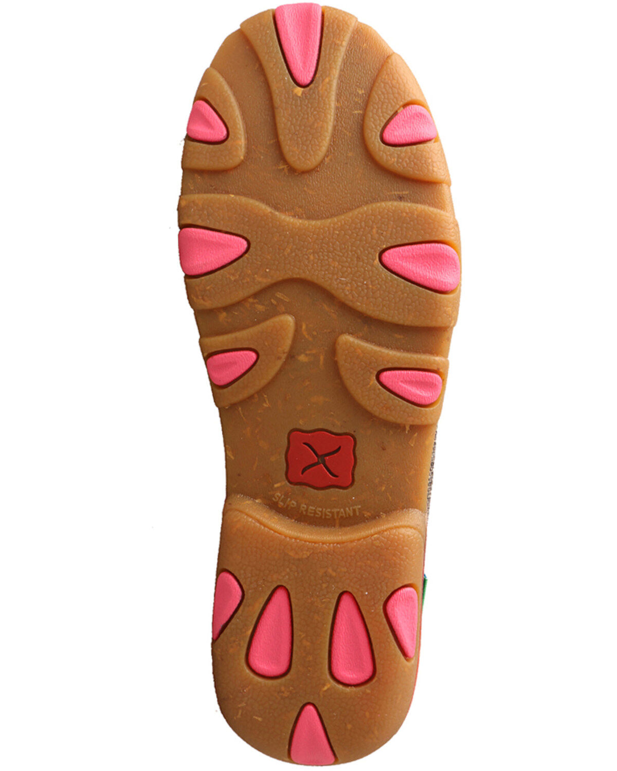 Image #6 - Twisted X Women's Eco Pink Multi Canvas Driving Shoe  - Moc Toe, , hi-res