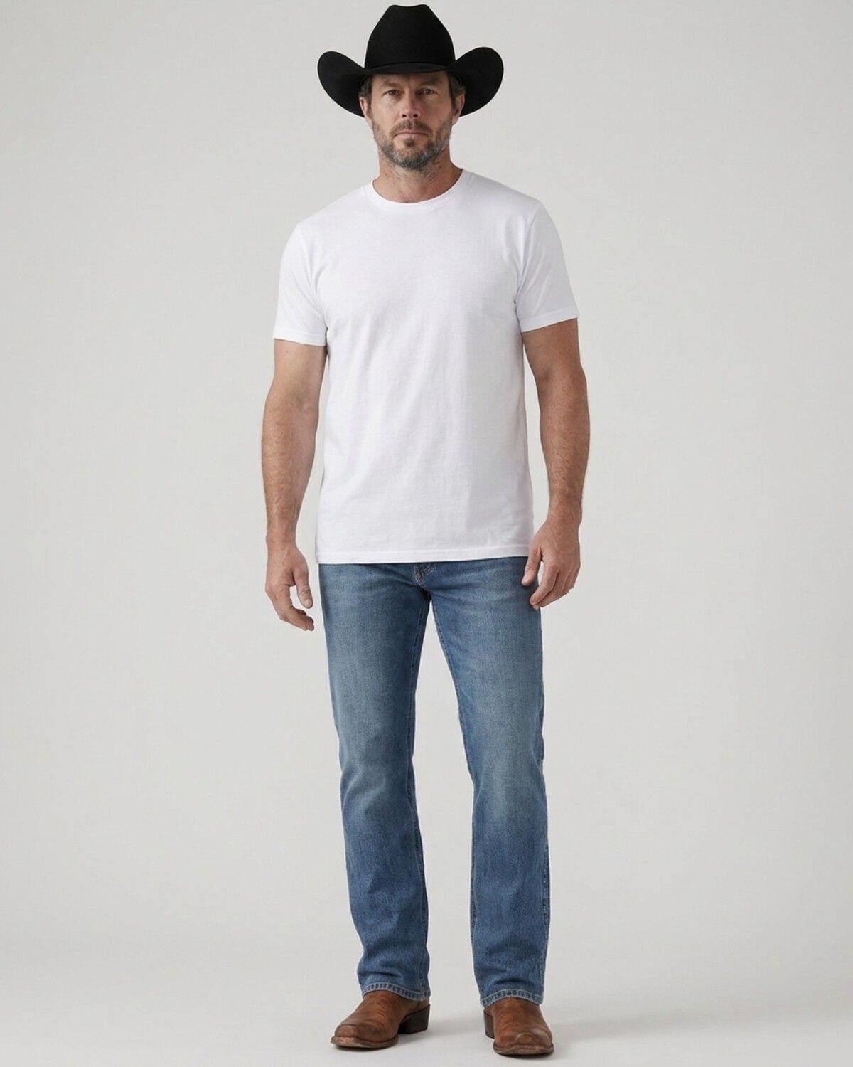 Levi's Men's Throw The Lasso Medium Wash Bootcut Stretch Denim Jeans, Medium Wash, hi-res
