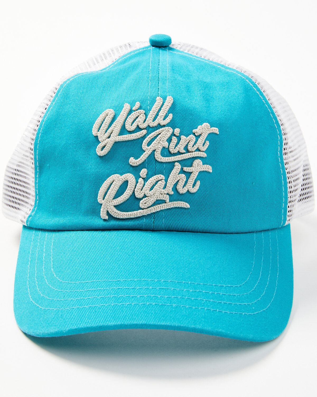 ●BLUER● BLR EMBROIDERY CAP New York Embroidered Hat - Cobalt Blue/White - Assembly New York