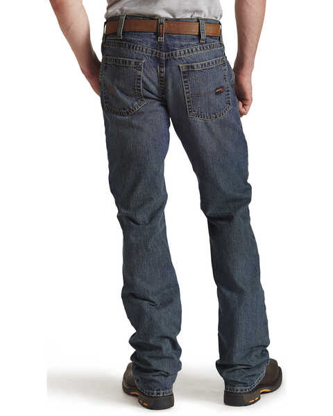 Image #1 - Ariat Men's Flame Resistant M5 Slim Straight Clay Jeans - Big and Tall, , hi-res