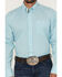 Image #3 - Wrangler Men's Geo Print Long Sleeve Button-Down Stretch Western Shirt, Aqua, hi-res