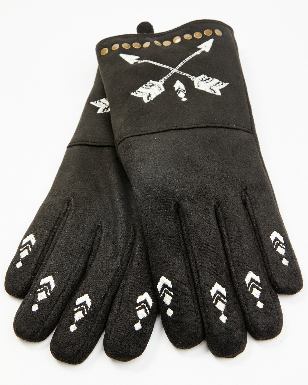 Idyllwind Women's Haley Cross Arrow Gloves, Black, hi-res
