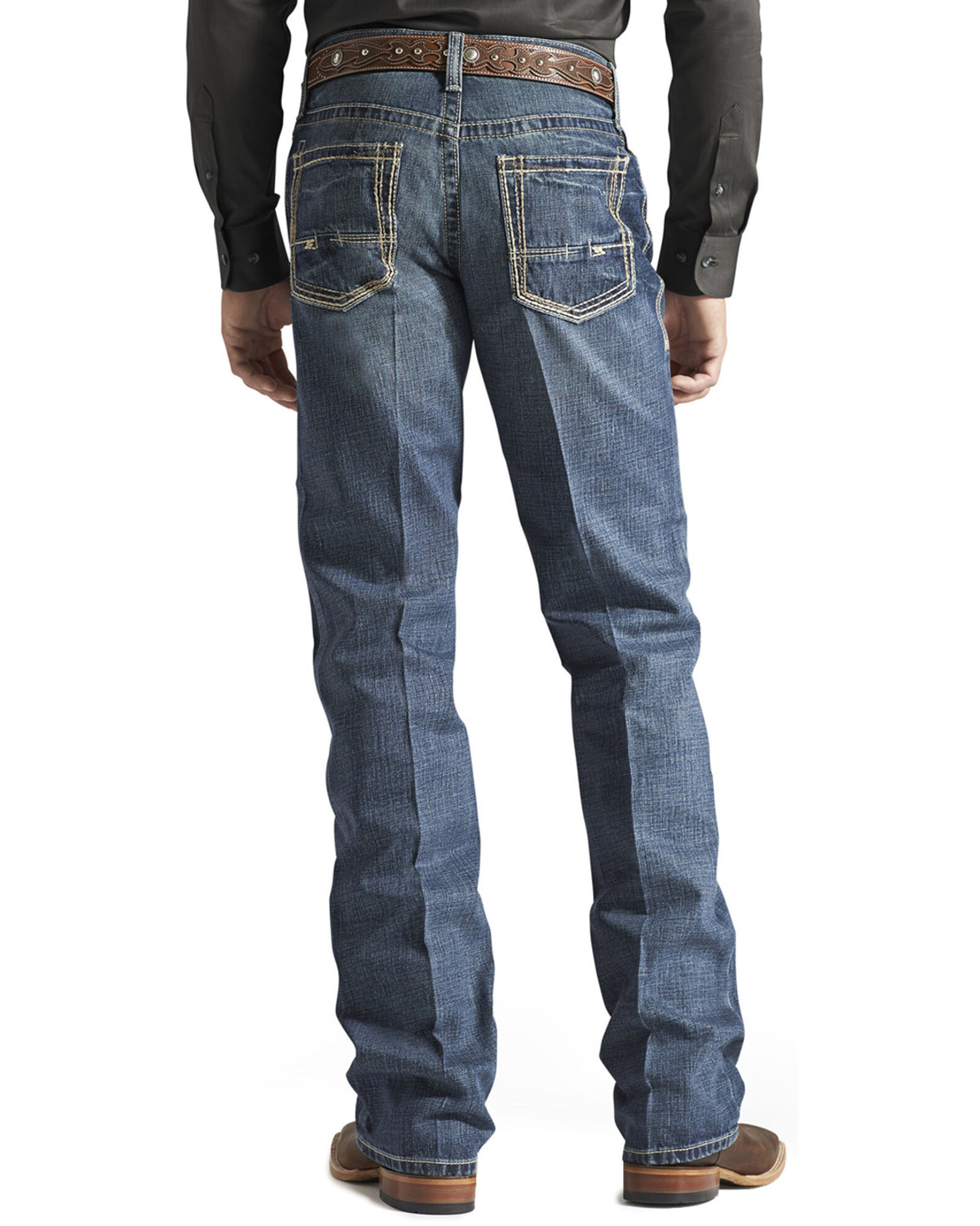 eiwit Indiener Afleiden Ariat Men's M4 Gulch Medium Wash Low Rise Relaxed Bootcut Jeans - Tall |  Boot Barn