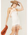 Image #5 - Shyanne Women's Fringe Halter Bodycon Mini Dress, Ivory, hi-res