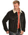 Image #1 - Scully Men's Boar Suede Pilot Jacket, Black, hi-res