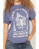 Image #3 - Idyllwind Women's I Know I'm A Handful Short Sleeve Graphic Tee, Dark Blue, hi-res