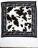 Idyllwind Women's Black Spotted Cow Silk Bandana, Black, hi-res