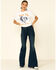 Image #2 - Country Deep Women's You're My Ride Or Die Graphic Tee, White, hi-res