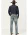Image #3 - Hooey by Rock & Roll Denim Men's Boot Barn Exclusive Double Barrel Medium Vintage Wash Stackable Bootcut Reflex Denim Jeans, Medium Wash, hi-res