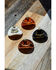 Image #1 - Boot Barn Cowboy Hats Glass Christmas Ornament Set - 4 Piece, Copper, hi-res