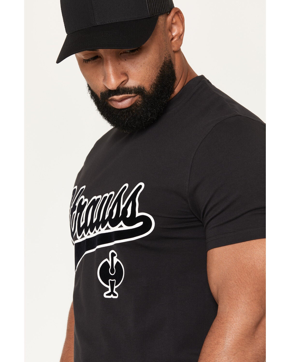 Image #2 - Strauss Men's Logo Short Sleeve Graphic T-Shirt, Black, hi-res