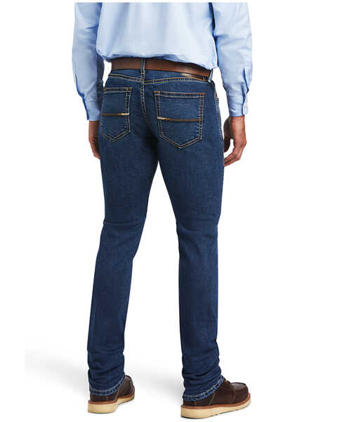 Image #2 - Ariat Men's M8 Kelton Bodine Medium Wash Modern Tek Stretch Slim Leg Jeans , Blue, hi-res
