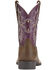 Ariat Girls' Tombstone Western Boots - Broad Square Toe, Bomber, hi-res