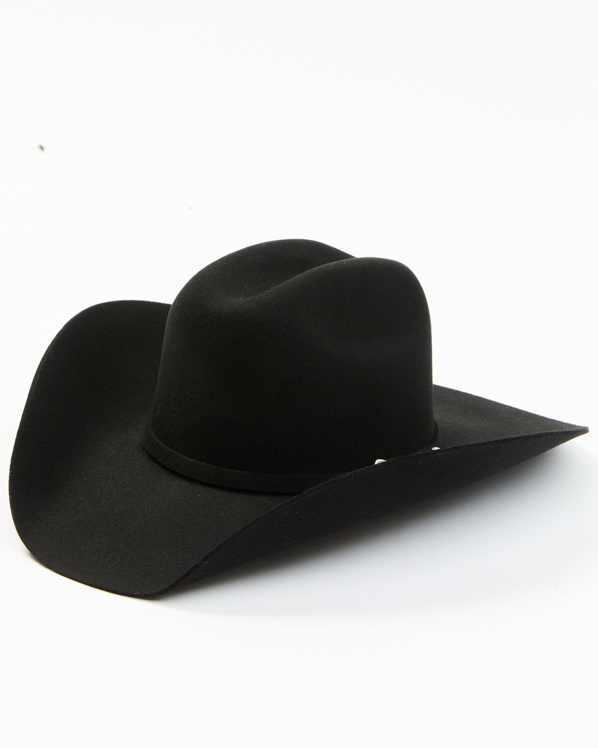 Image #1 - Serratelli Remington 5X Felt Cowboy Hat, Black, hi-res