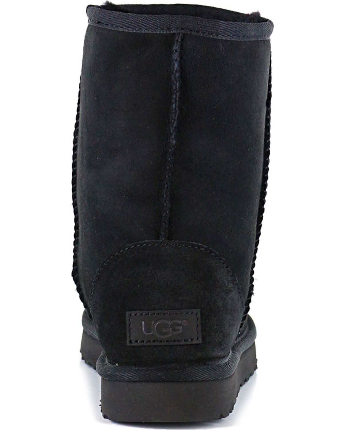 ugg womens classic short boots black