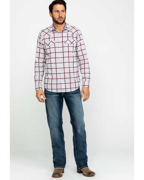 Image #6 - Cody James Men's Far Country Med Plaid Long Sleeve Western Shirt , , hi-res