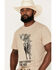 Wrangler Men's Yellowstone Choose The Way Graphic Short Sleeve T-Shirt, Heather Grey, hi-res