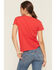 Image #4 - Levi's Women's Cowboy Short Sleeve Graphic Tee, Red, hi-res