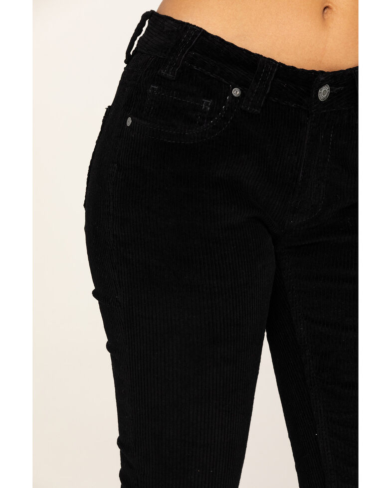 black corduroy pants