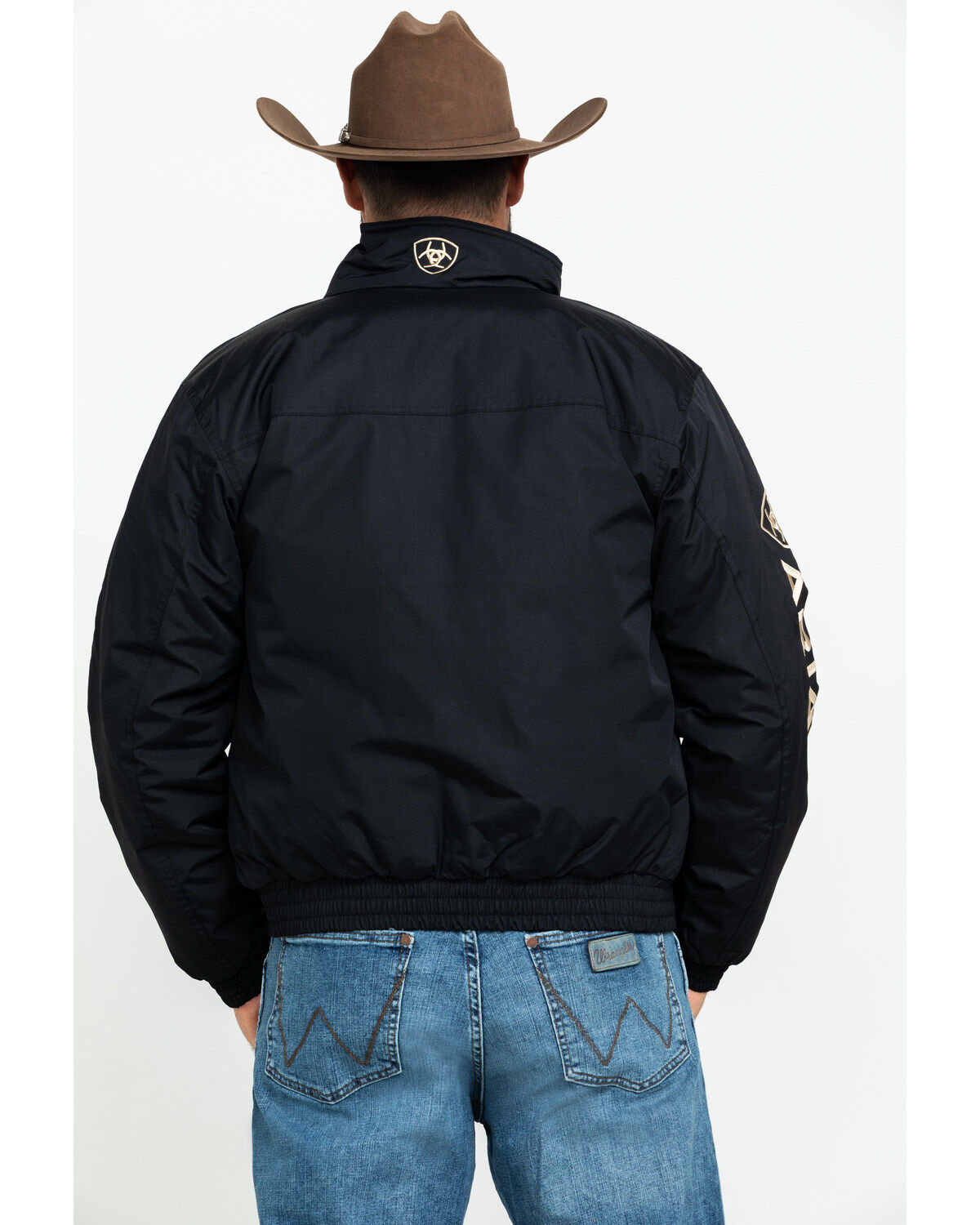 Image #4 - Ariat Men's Team Jacket, Black, hi-res