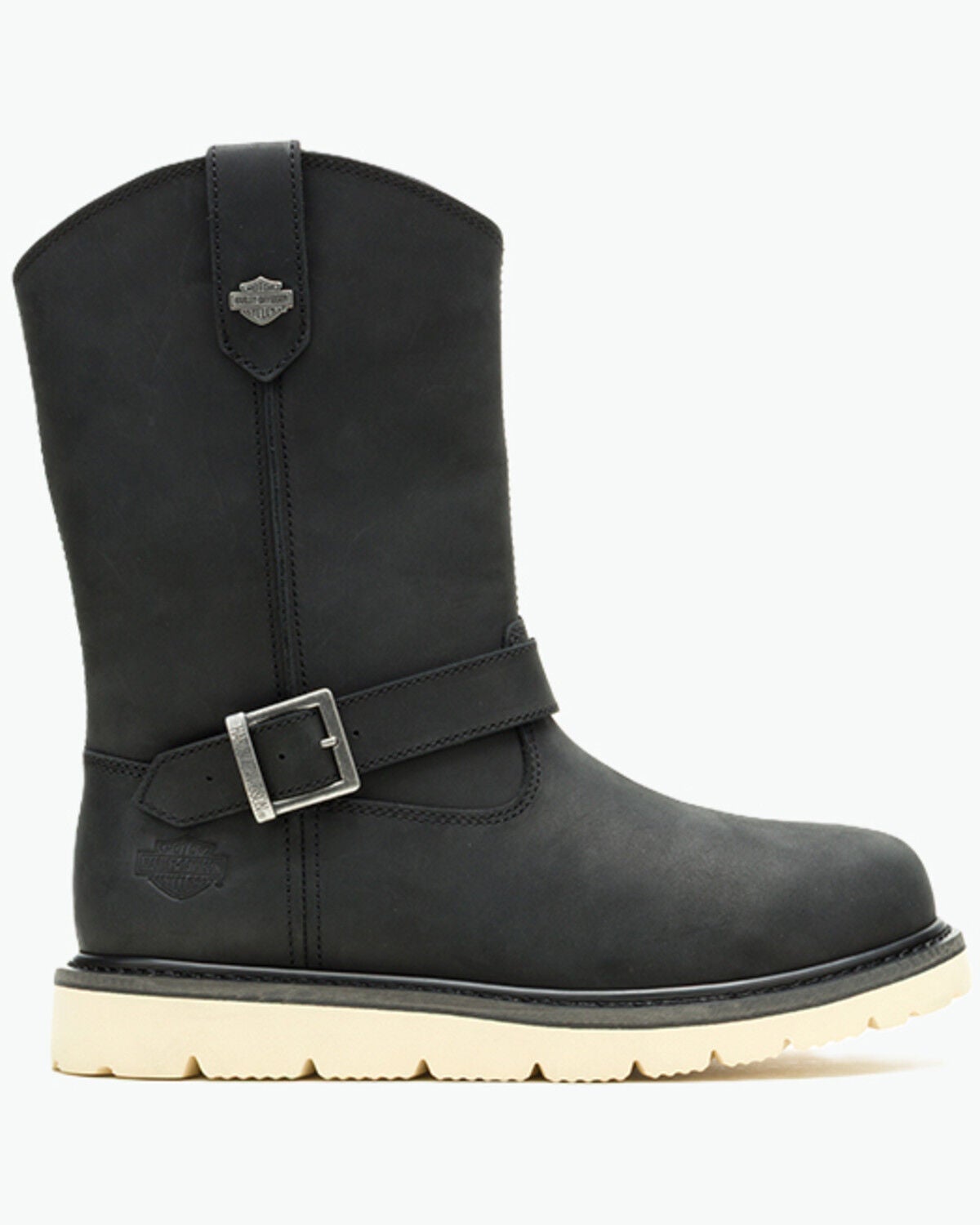Image #2 - Harley Davidson Men's Bryson Pull-On Motorcycle Boots - Round Toe, Black, hi-res