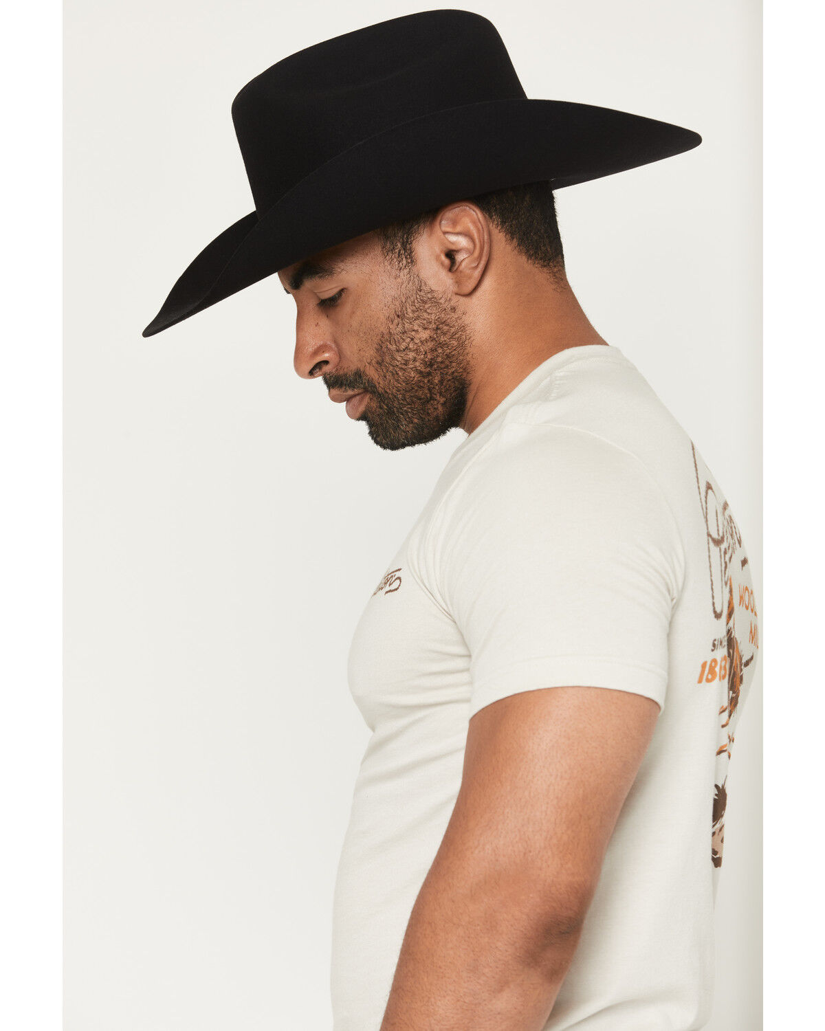 Image #3 - Pendleton Men's Ranch Rodeo Short Sleeve Graphic T-Shirt, Cream, hi-res